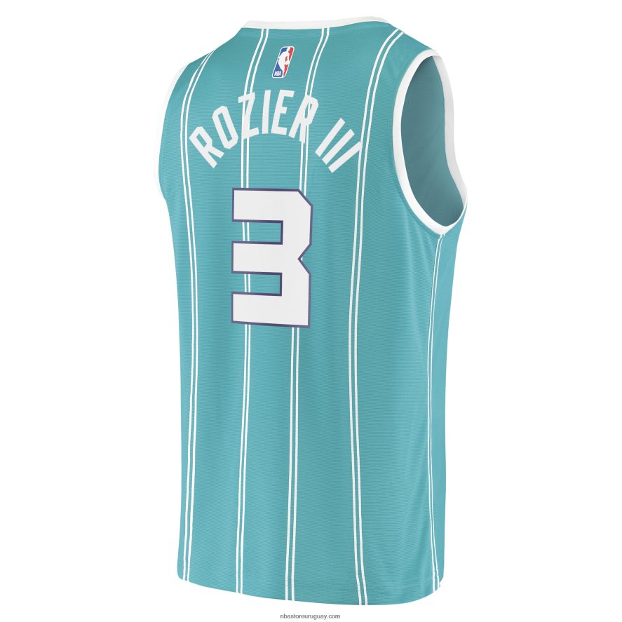 charlotte hornets terry rozier iii teal fast break replica jugador jersey 6L080N2845 NBA