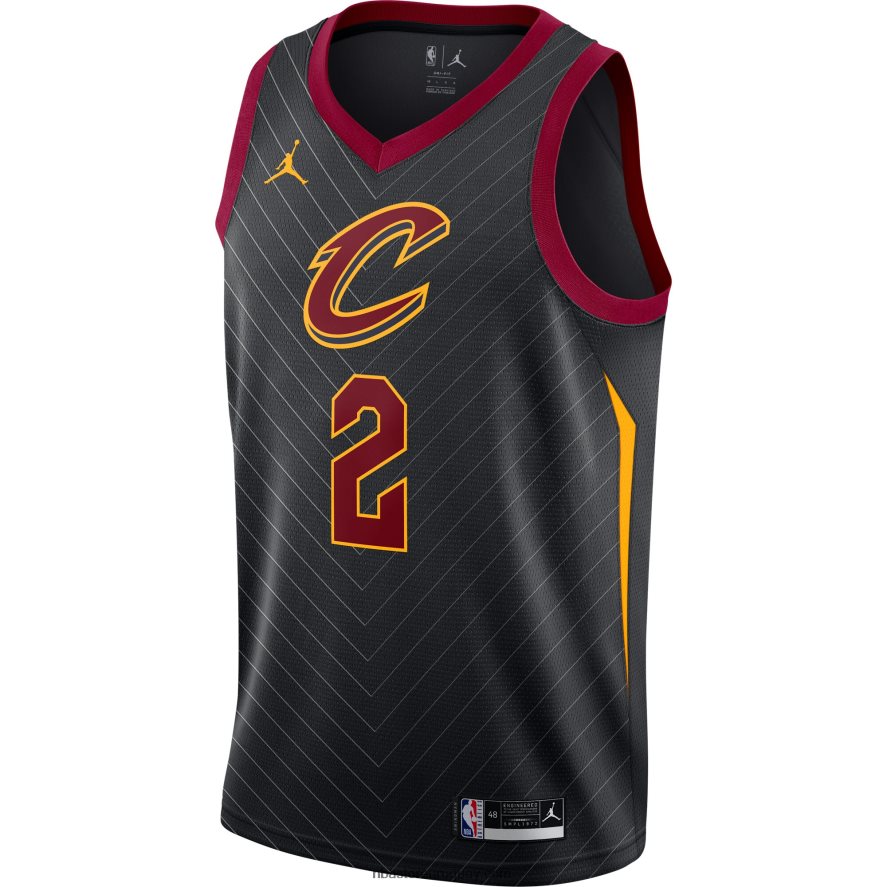 cleveland cavaliers collin sexton jordan marca negro swingman jersey 6L080N7738 NBA