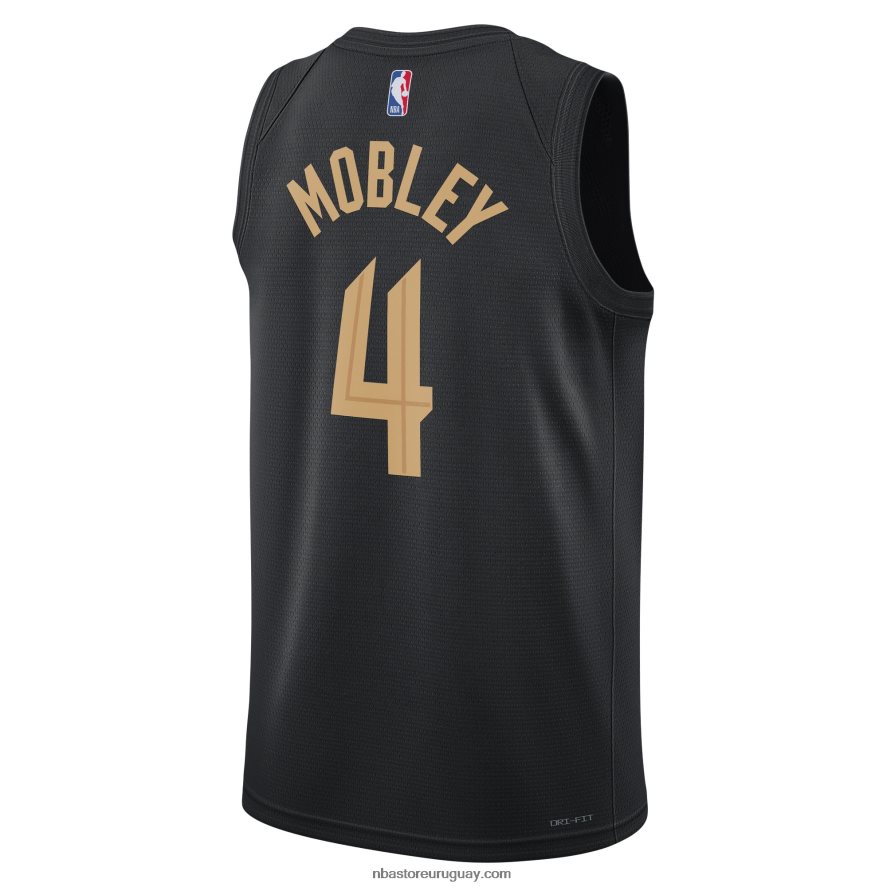 cleveland cavaliers evan mobley jordan marca negro swingman jersey 6L080N2018 NBA