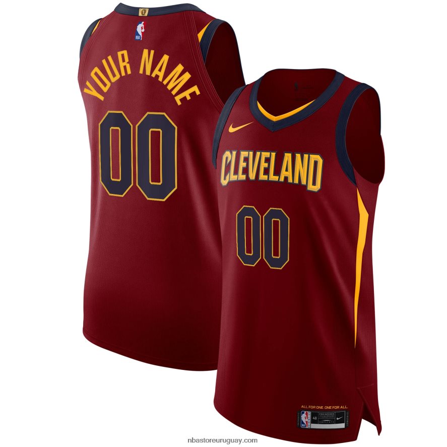 cleveland cavaliers nike maroon auténtico personalizado jersey 6L080N1915 NBA