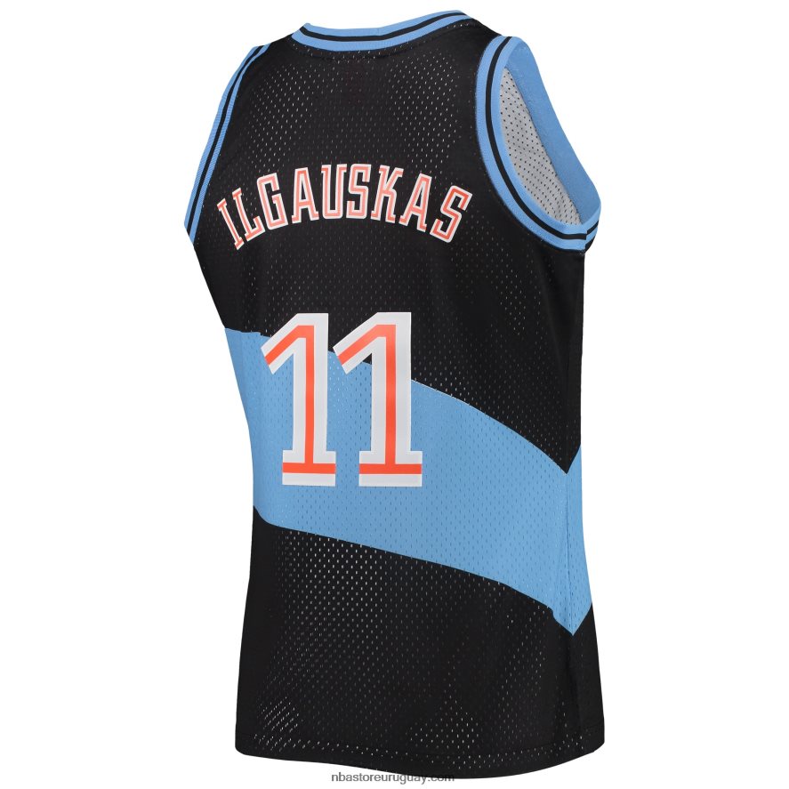 cleveland cavaliers zydrunas ilgauskas mitchell & ness negro hardwood classics swingman jersey 6L080N887 NBA