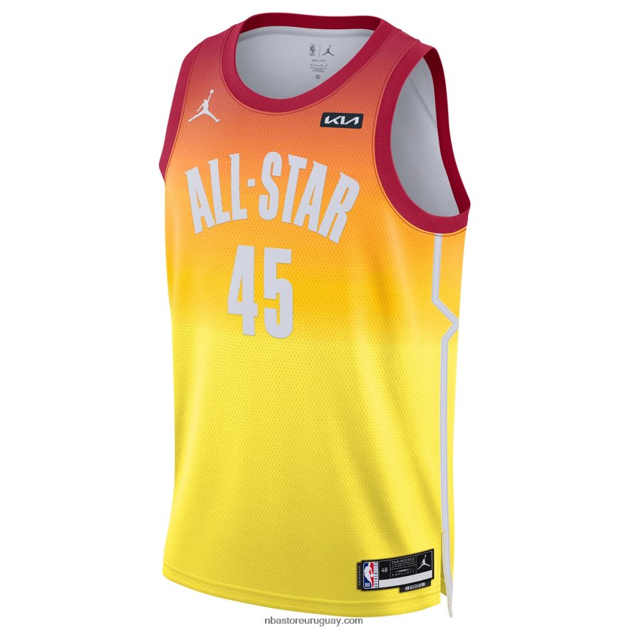 donovan mitchell jordan marca naranja all-star game swingman jersey 6L080N6268 NBA