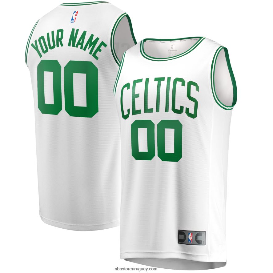 Boston Celtics Réplica de camiseta personalizada Fast Break blanca 6L080N136 NBA