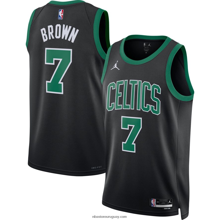 boston celtics jaylen marrón jordan brand negro swingman jersey 6L080N14 NBA