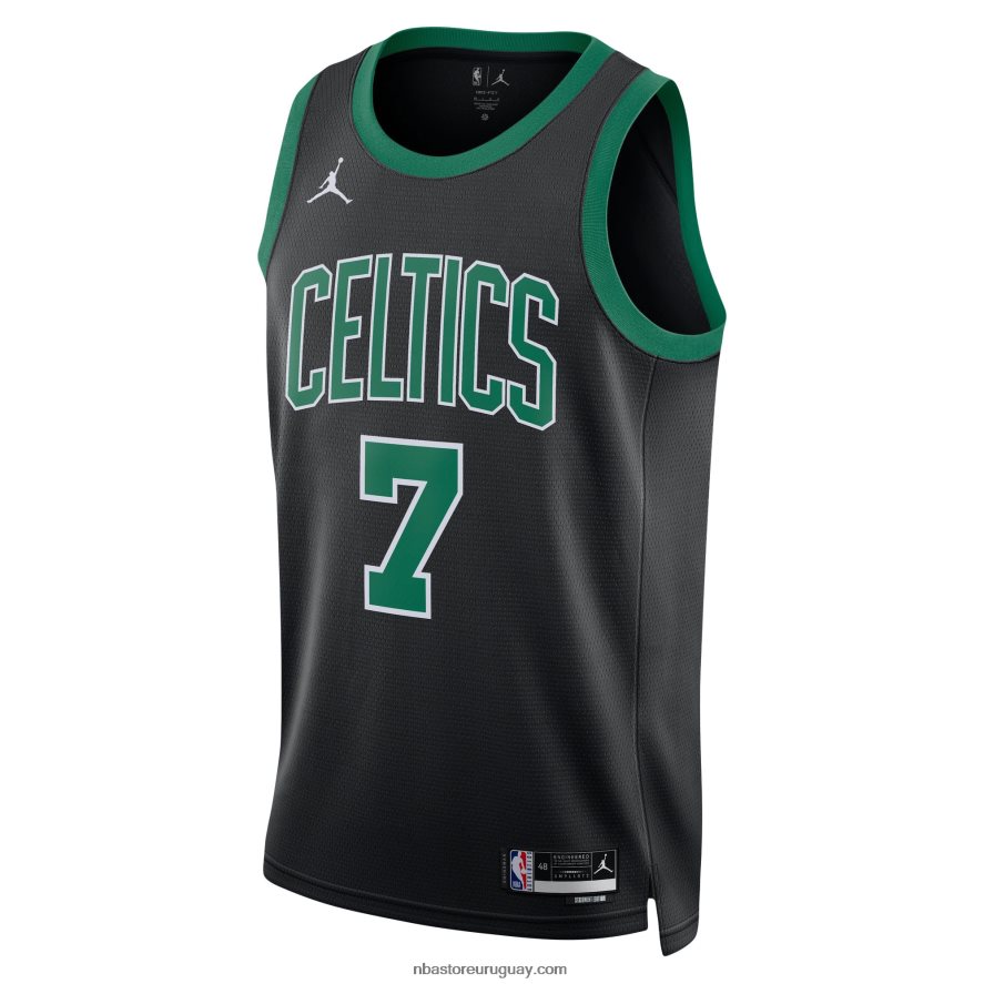 boston celtics jaylen marrón jordan brand negro swingman jersey 6L080N14 NBA