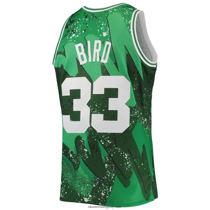 boston celtics larry bird mitchell & ness kelly green hardwood classics hyper hoops swingman jersey 6L080N1726 NBA
