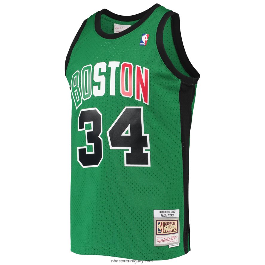 boston celtics paul pierce mitchell & ness kelly green hardwood classics alternativo swingman jersey 6L080N1086 NBA