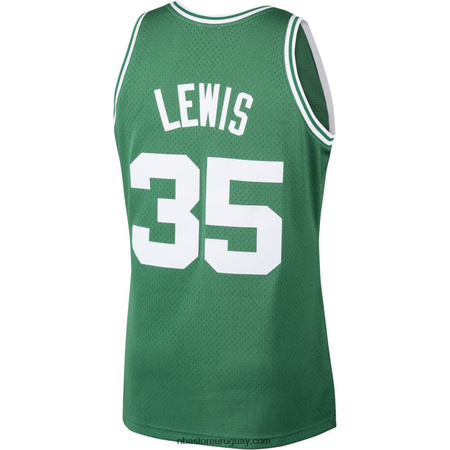 boston celtics reggie lewis mitchell & ness kelly green hardwood classics swingman player jersey 6L080N1675 NBA