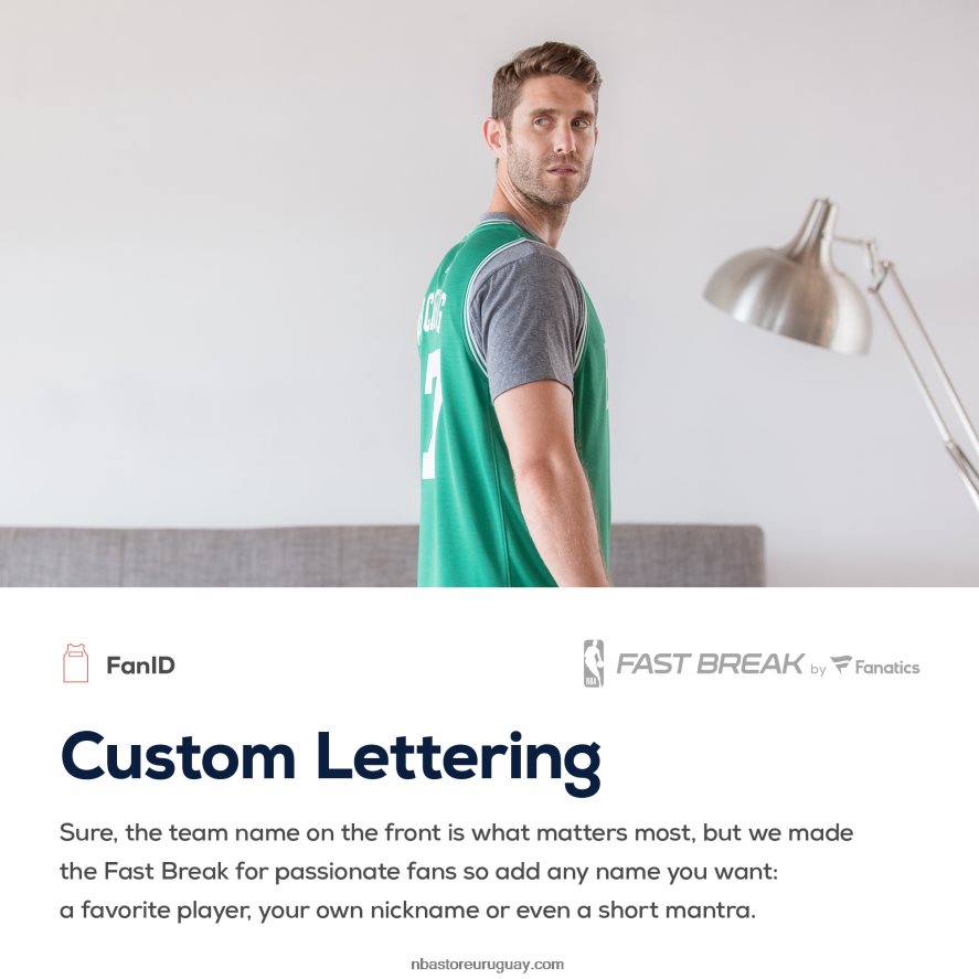 réplica personalizada de la camiseta de los boston celtics kelly green fast break 6L080N41 NBA