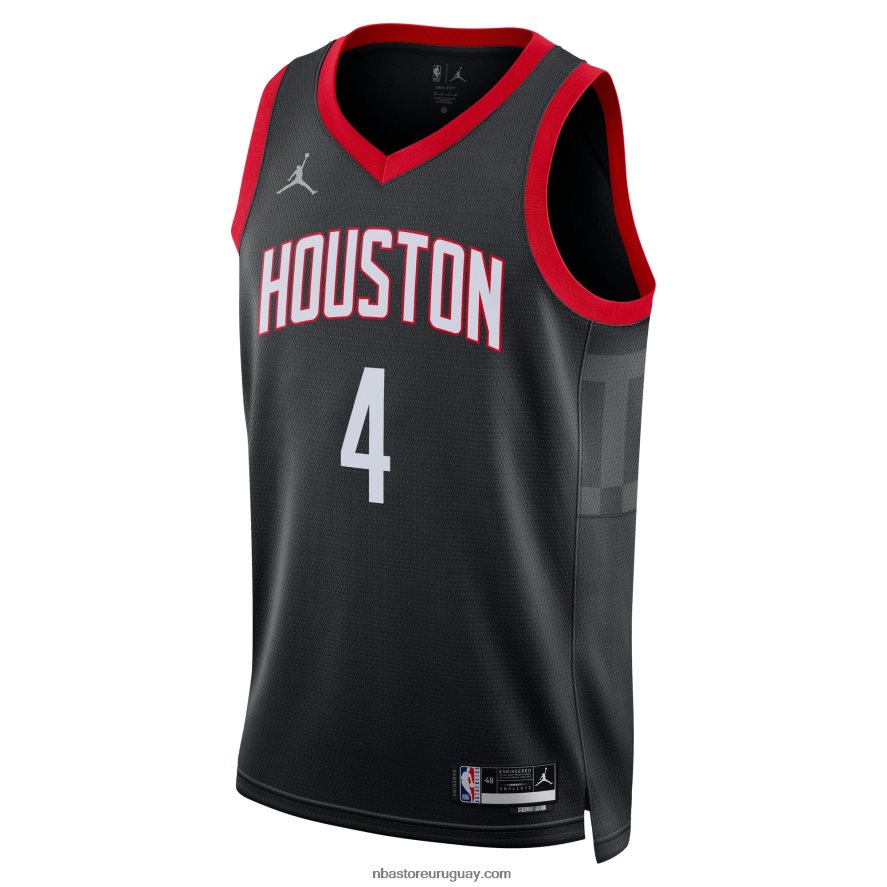 Camiseta Houston Rockets Jalen Green Jordan Brand Black Swingman 6L080N990 NBA