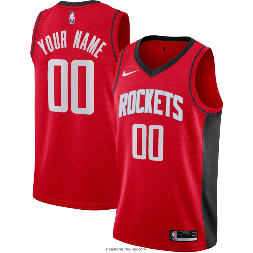 Camiseta Houston Rockets Nike Swingman Roja Personalizada 6L080N3518 NBA