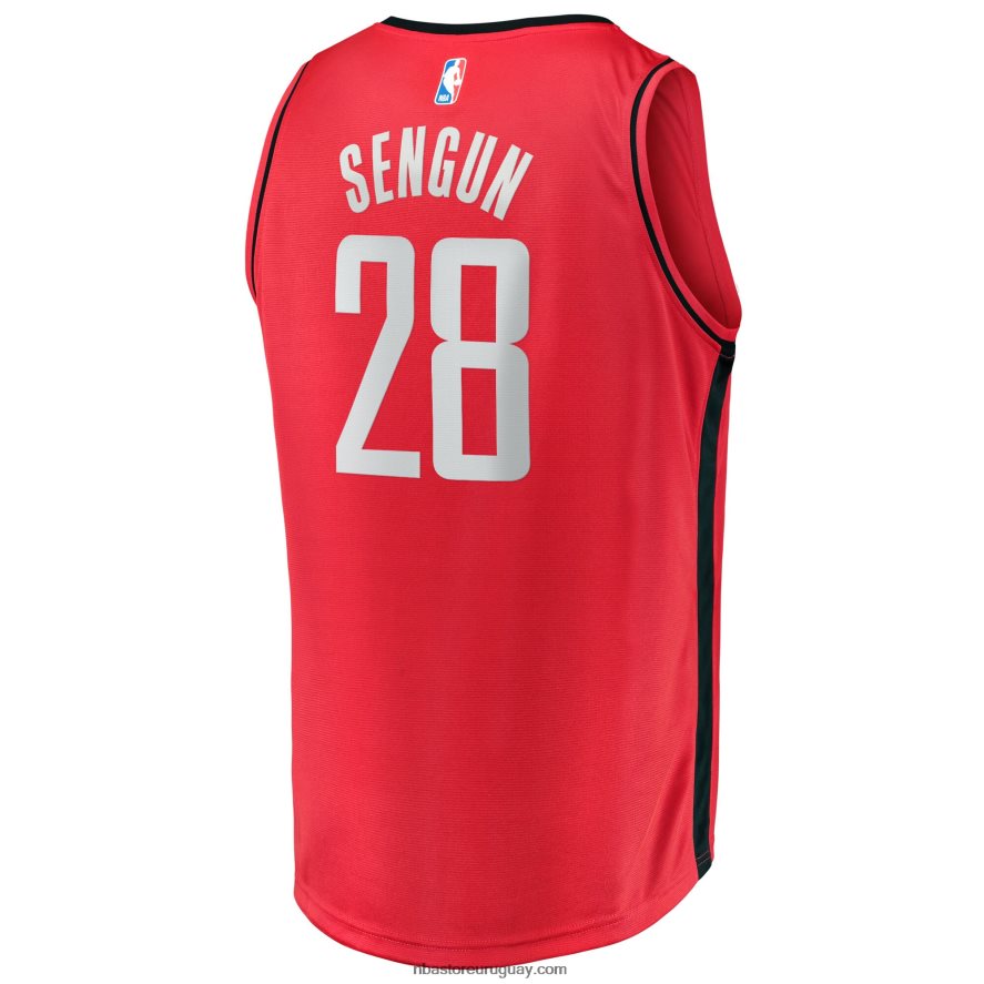 houston cohetes alperen sengun rojo fast break replica jersey 6L080N490 NBA
