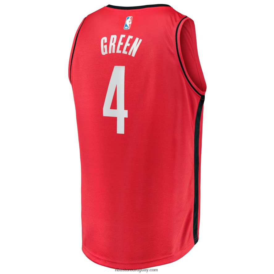houston cohetes jalen verde rojo fast break replica jugador jersey 6L080N1182 NBA
