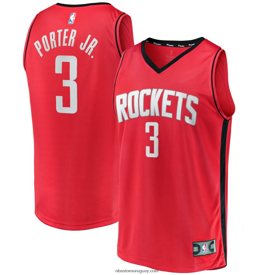 houston cohetes kevin porter jr. réplica de maillot rojo fast break 6L080N1270 NBA