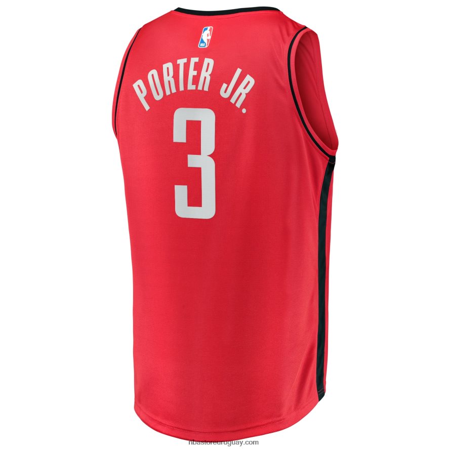 houston cohetes kevin porter jr. réplica de maillot rojo fast break 6L080N1270 NBA