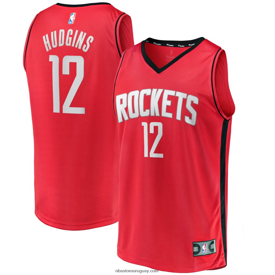 houston cohetes trevor hudgins rojo fast break player jersey 6L080N3468 NBA
