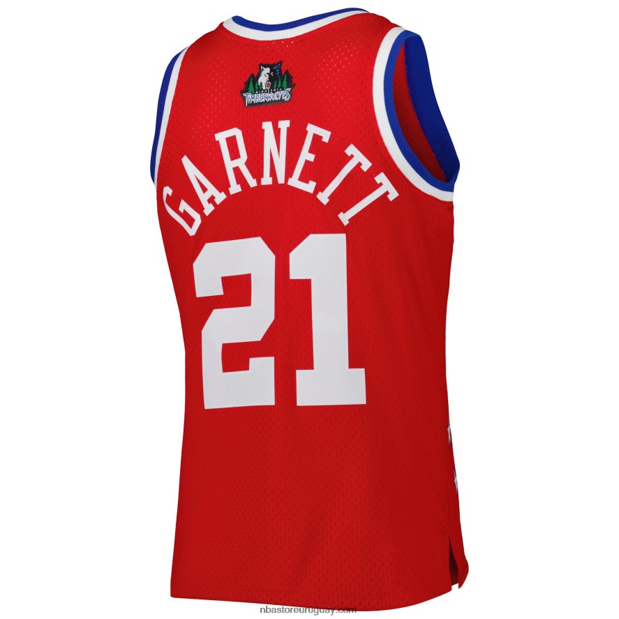 conferencia occidental kevin garnett mitchell & ness rojo 2003 all star game swingman jersey 6L080N624 NBA