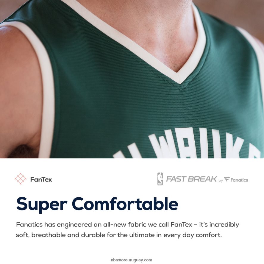 camiseta réplica personalizada de los milwaukee bucks hunter green fast break 6L080N510 NBA