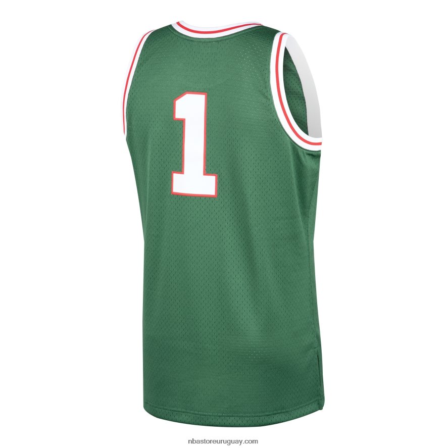 milwaukee bucks oscar robertson mitchell & ness green 1970-71 hardwood classics swingman jersey 6L080N6401 NBA