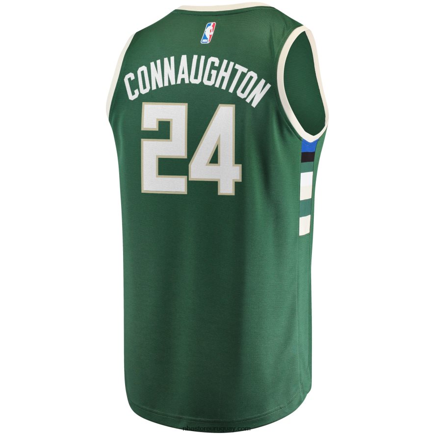milwaukee bucks pat connaughton réplica de camiseta verde cazador fast break 6L080N5994 NBA