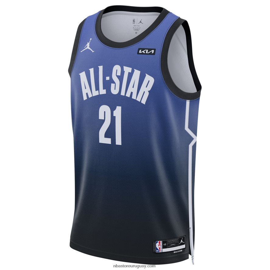 joel embiid jordan marca azul all-star game swingman jersey 6L080N324 NBA