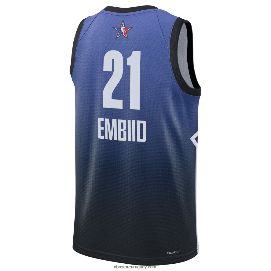 joel embiid jordan marca azul all-star game swingman jersey 6L080N324 NBA