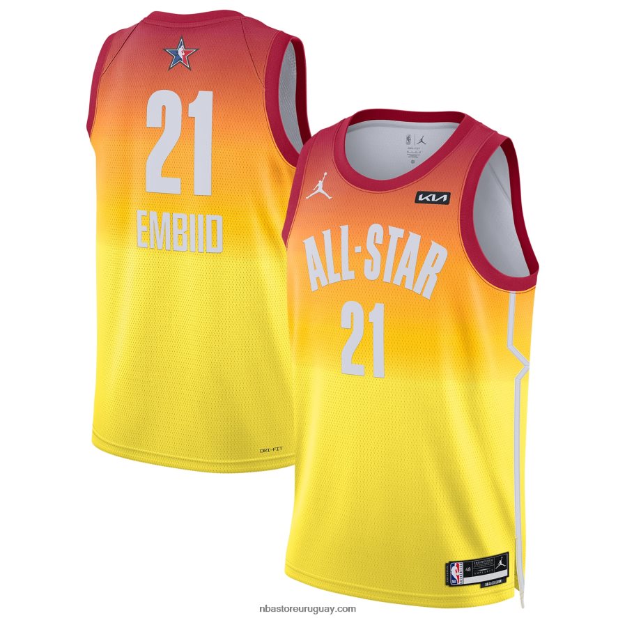 joel embiid jordan marca naranja all-star game swingman jersey 6L080N2178 NBA
