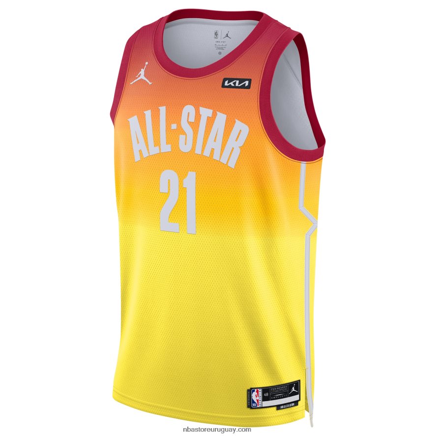 joel embiid jordan marca naranja all-star game swingman jersey 6L080N2178 NBA