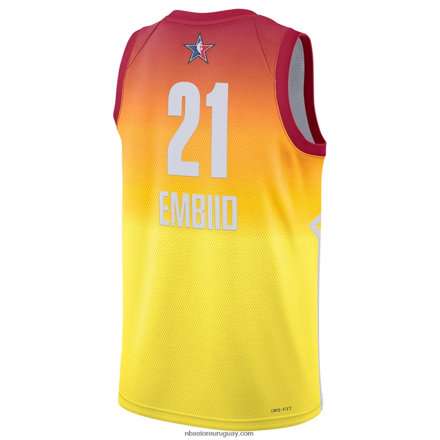 joel embiid jordan marca naranja all-star game swingman jersey 6L080N2178 NBA