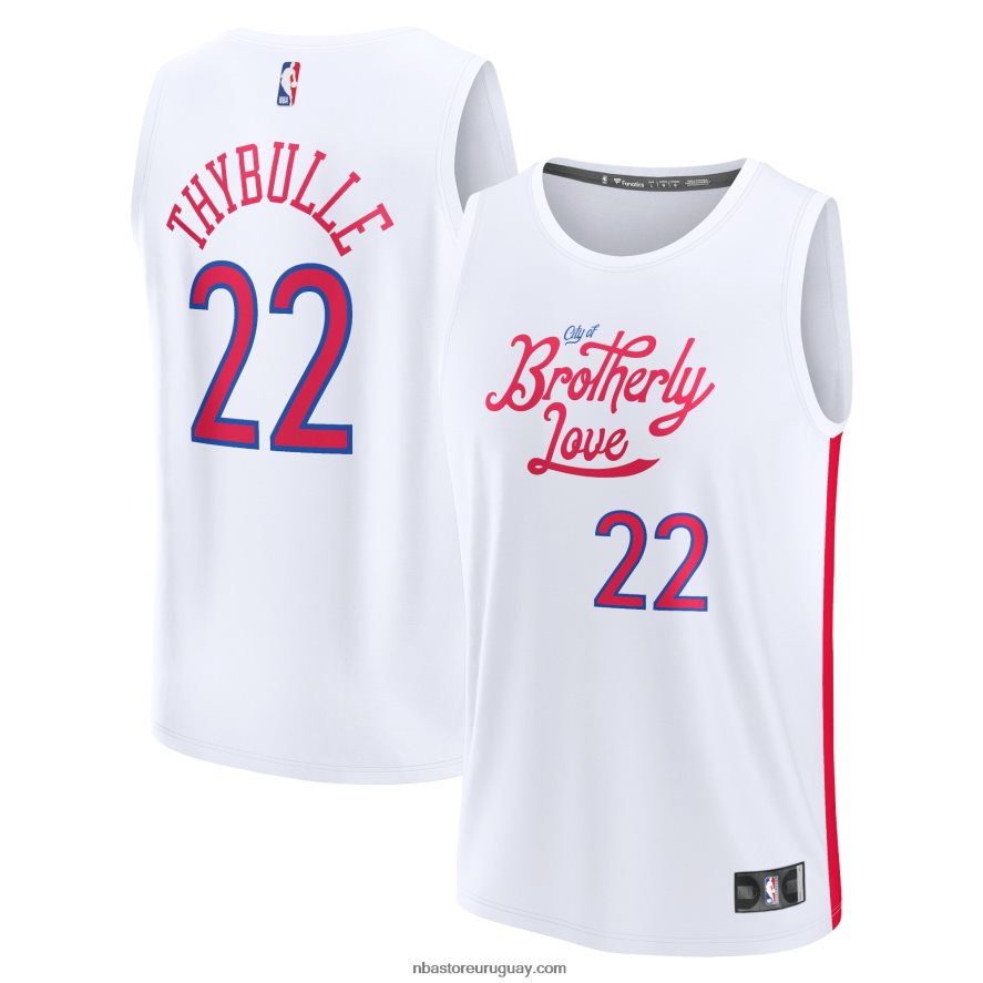 camiseta philadelphia 76ers matisse thybulle blanca fastbreak 6L080N2009 NBA
