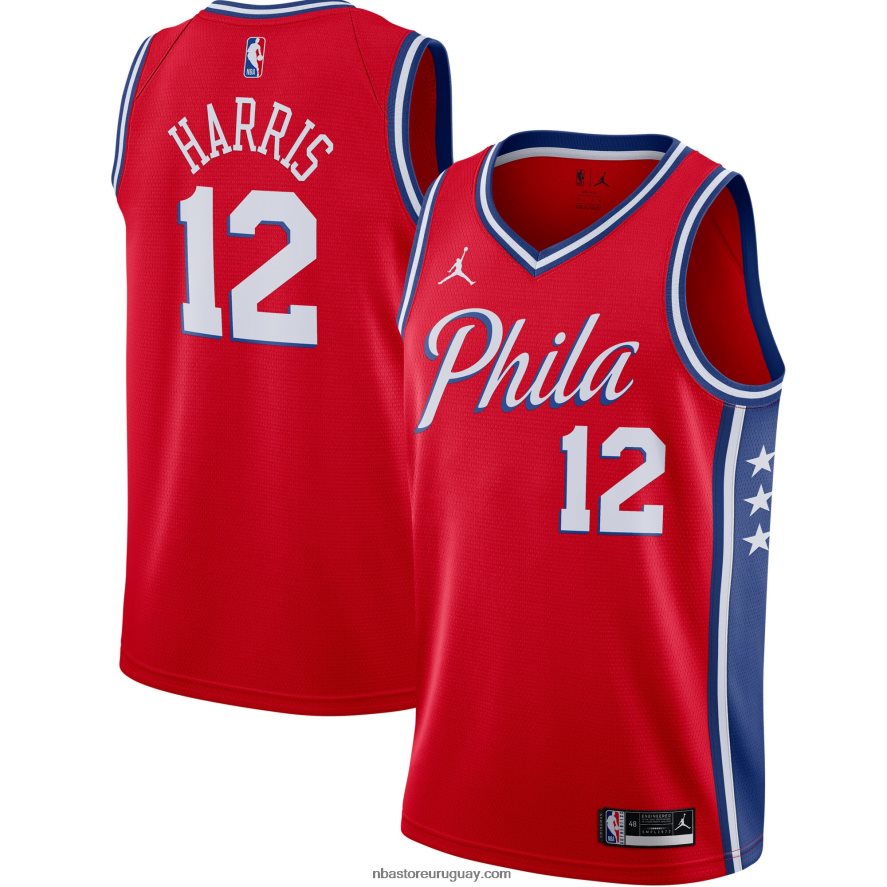 philadelphia 76ers tobias harris jordan brand rojo swingman jersey 6L080N11463 NBA