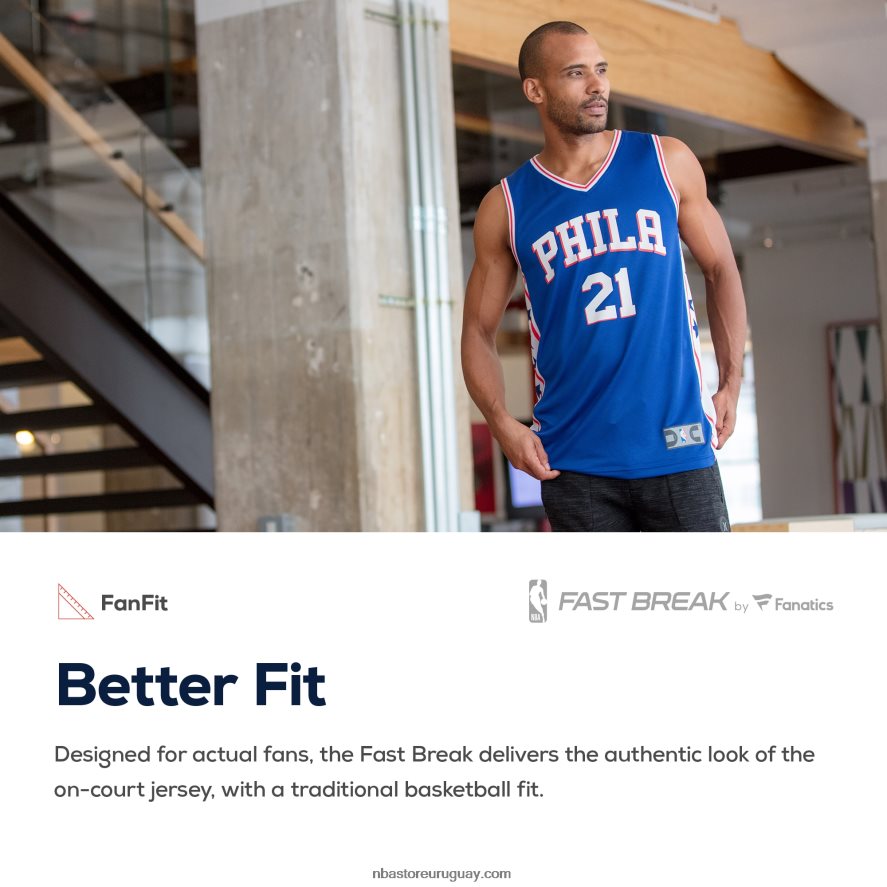 réplica de la camiseta de los 76ers de filadelfia shake milton royal fast break 6L080N7709 NBA
