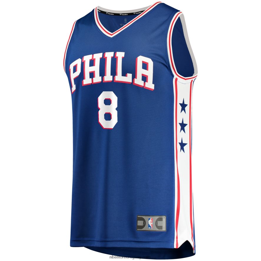 réplica de la camiseta royal fast break de de\'anthony melton de los 76ers de filadelfia 6L080N6157 NBA