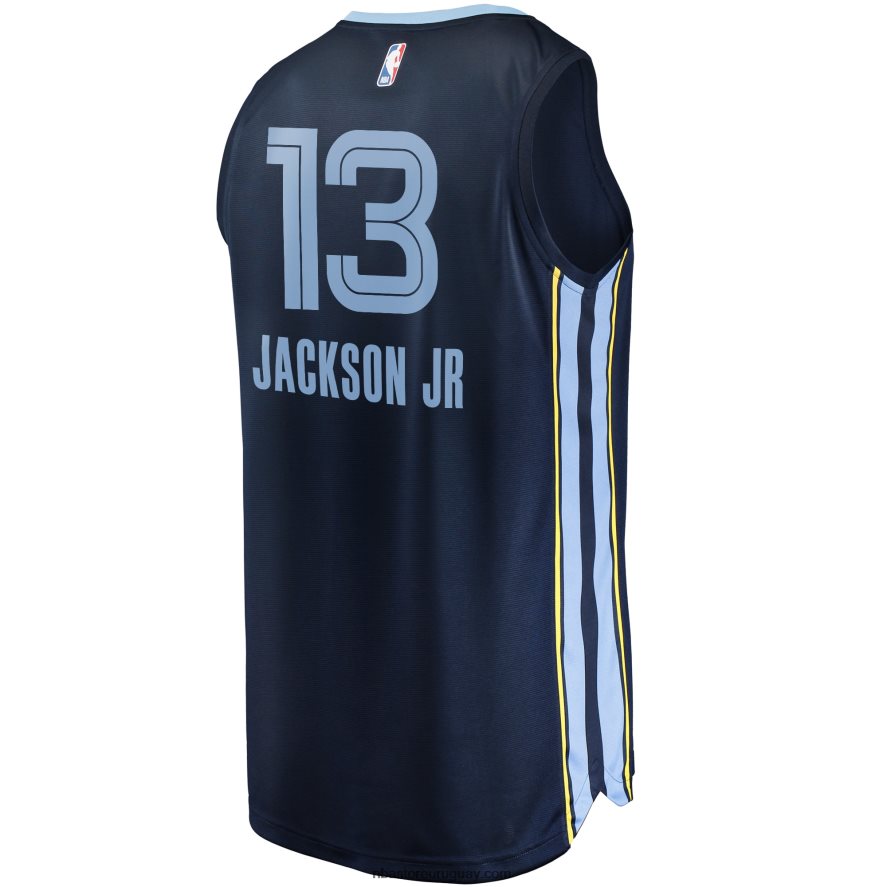 los grizzlies de memphis jaren jackson jr. camiseta de jugador de contraataque azul marino 6L080N1120 NBA