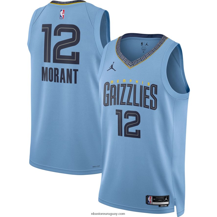 memphis grizzlies ja morant jordan marca azul claro swingman jersey 6L080N17 NBA