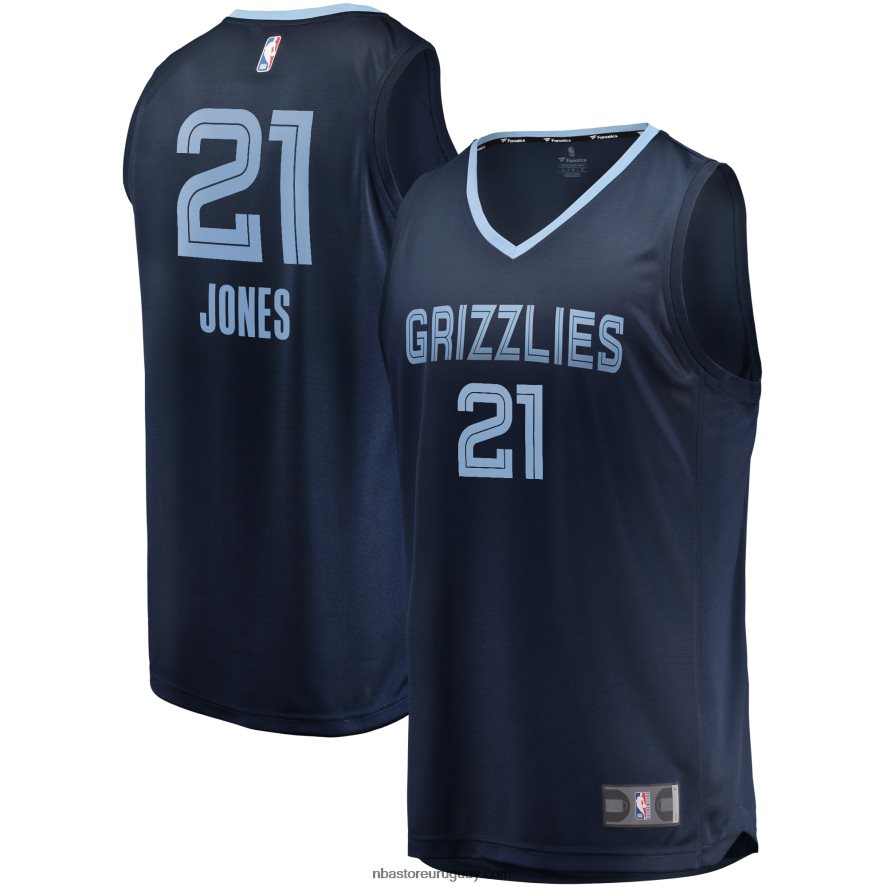 memphis grizzlies tyus jones camiseta de jugador de ruptura rápida azul marino 6L080N2860 NBA