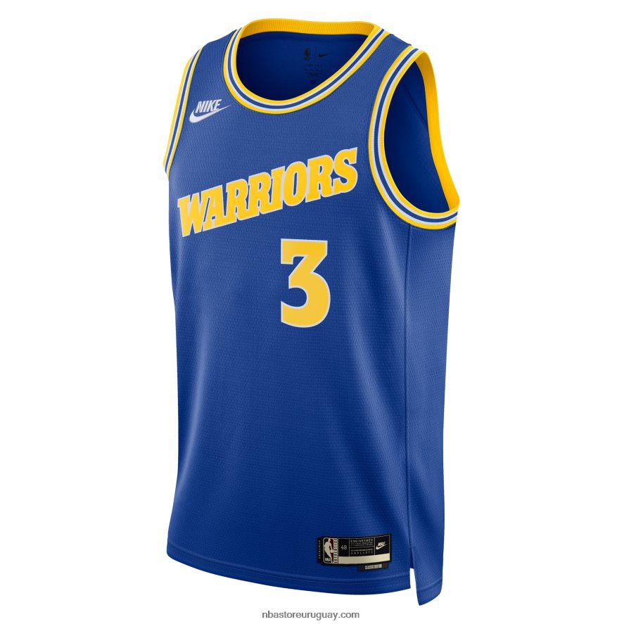 camiseta de los guerreros del estado dorado jordan poole nike royal swingman 6L080N6969 NBA