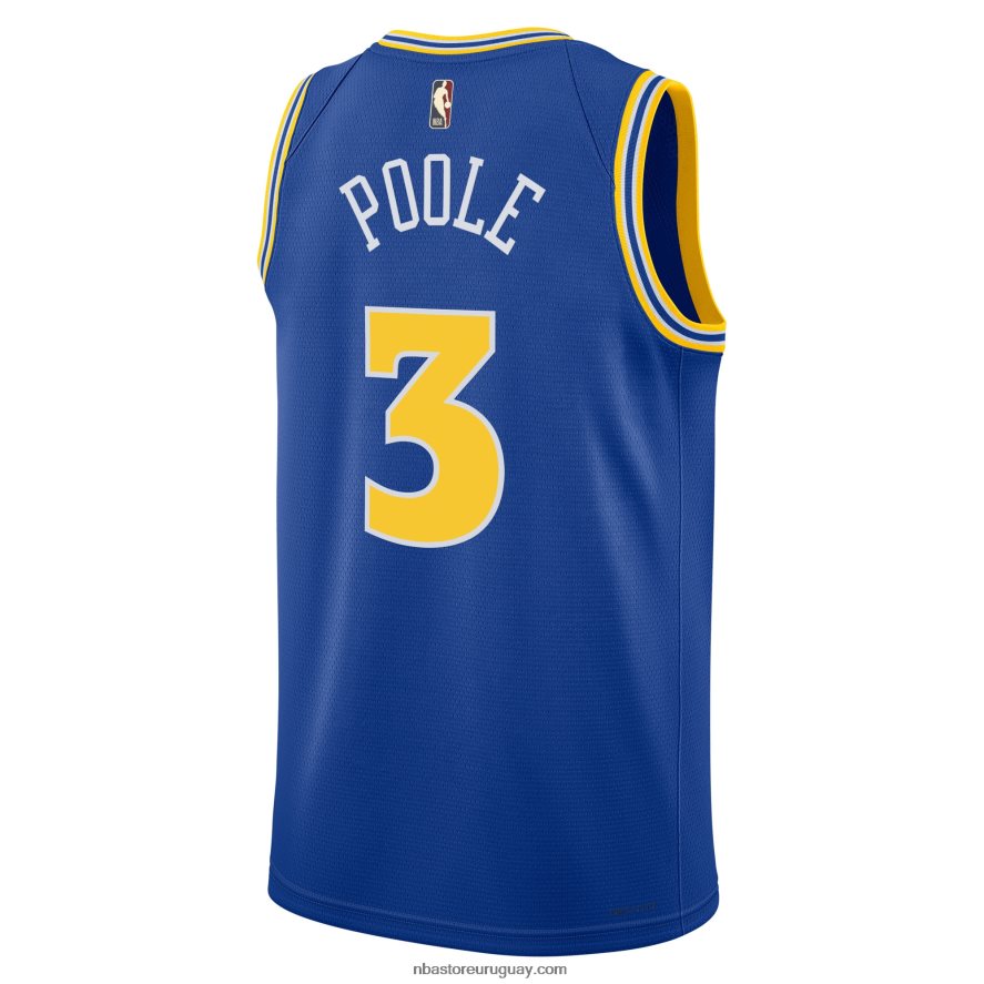 camiseta de los guerreros del estado dorado jordan poole nike royal swingman 6L080N6969 NBA