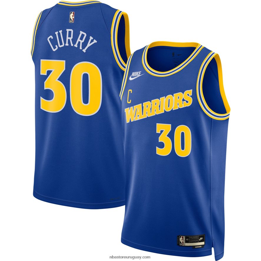 camiseta de los guerreros del estado dorado stephen curry nike royal swingman 6L080N26 NBA
