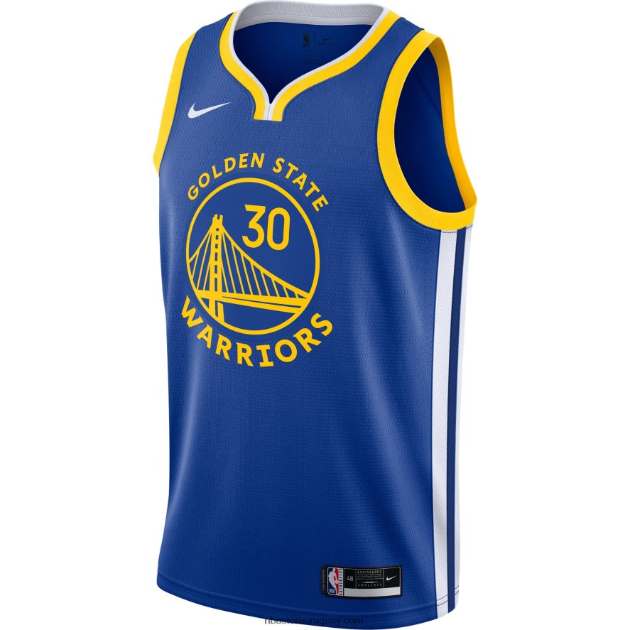camiseta de los guerreros del estado dorado stephen curry nike royal swingman 6L080N690 NBA