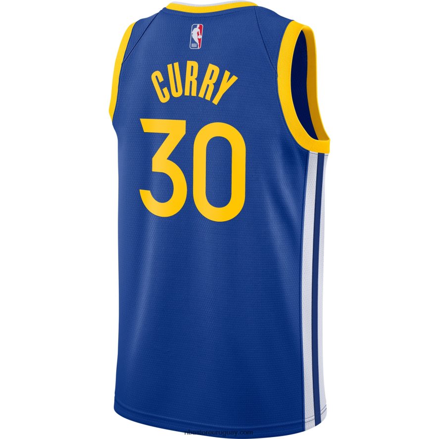 camiseta de los guerreros del estado dorado stephen curry nike royal swingman 6L080N690 NBA