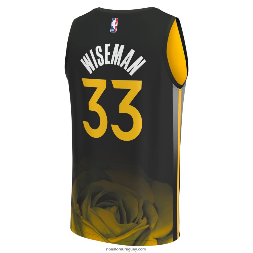camiseta golden state warriors james wiseman negra fastbreak 6L080N772 NBA