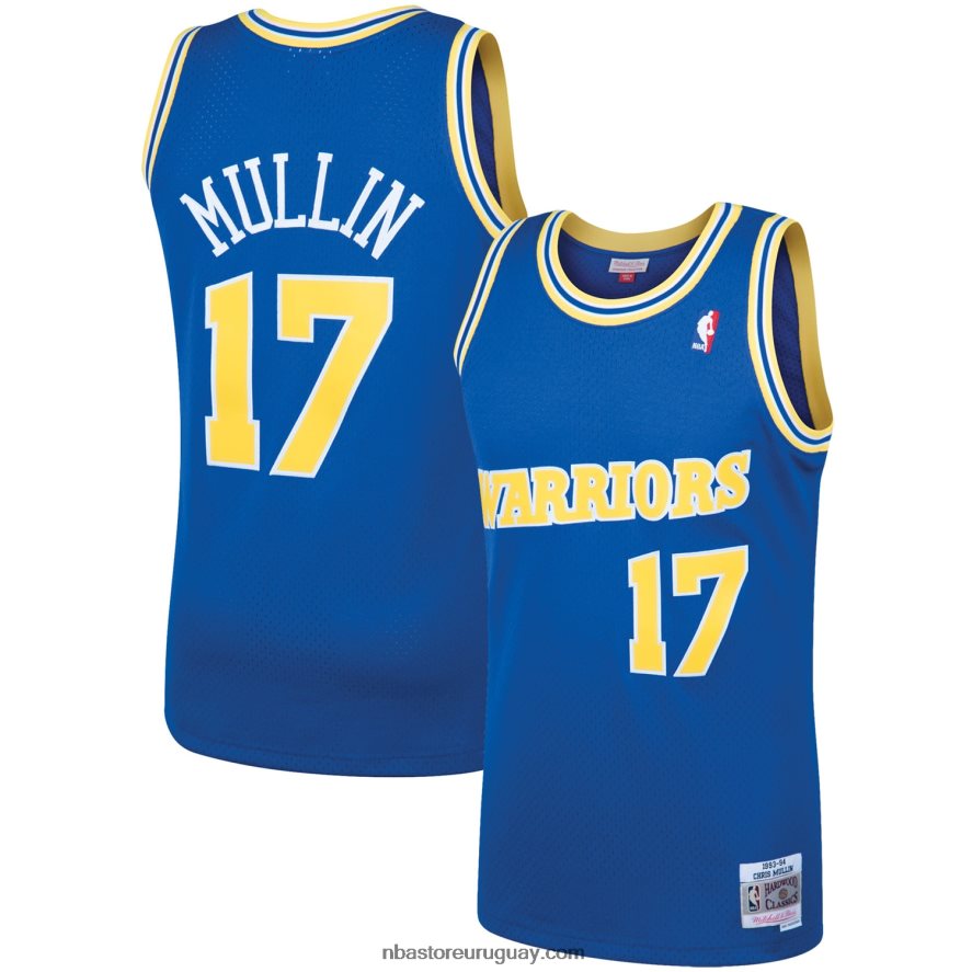 golden state warriors chris mullin mitchell & ness royal hardwood classics swingman player jersey 6L080N601 NBA