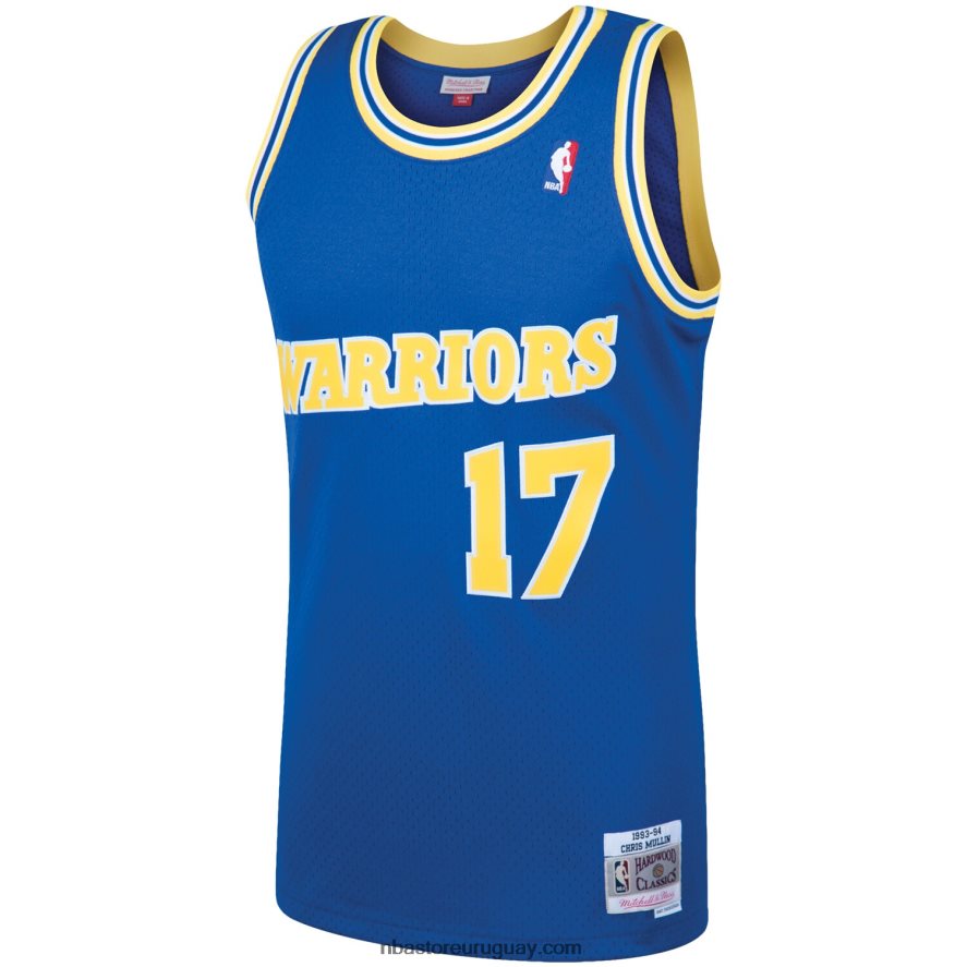 golden state warriors chris mullin mitchell & ness royal hardwood classics swingman player jersey 6L080N601 NBA