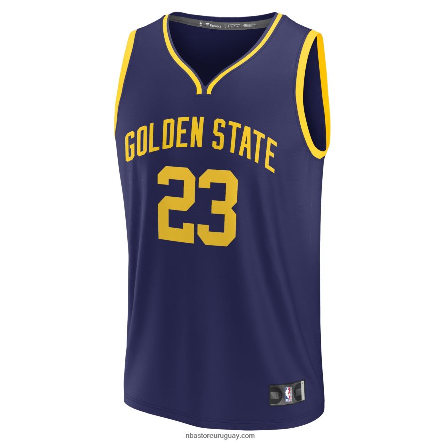 golden state warriors draymond verde azul marino fast break replica jugador jersey 6L080N4546 NBA