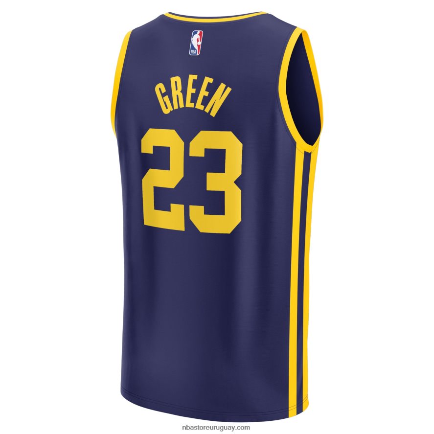 golden state warriors draymond verde azul marino fast break replica jugador jersey 6L080N4546 NBA