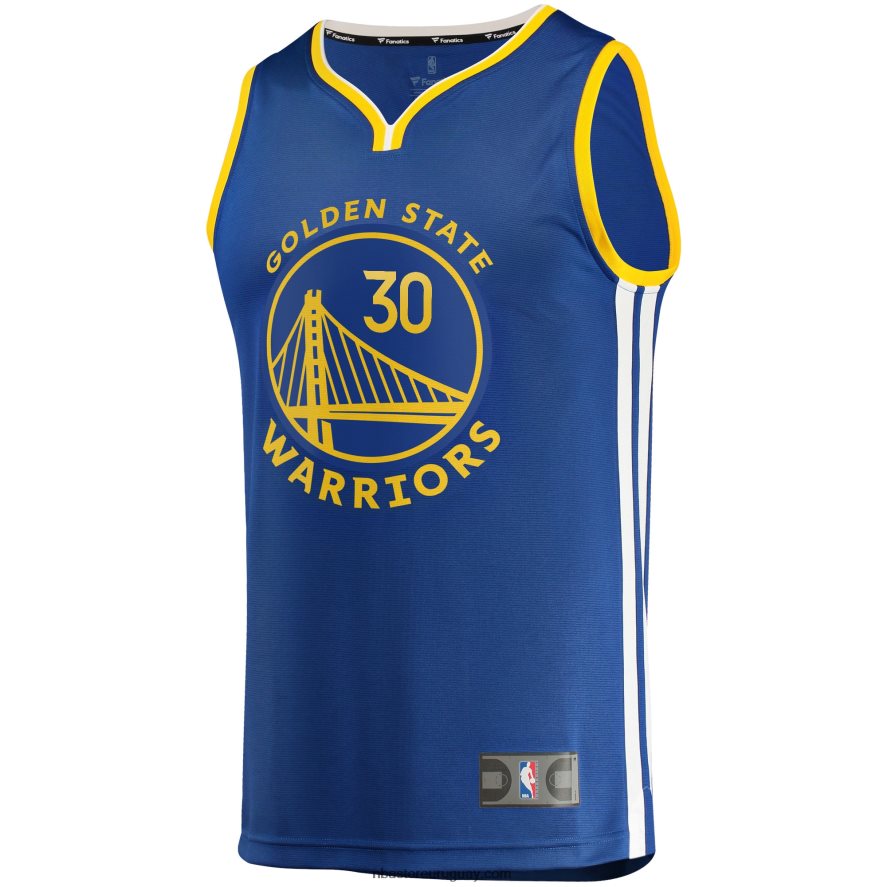 golden state warriors stephen curry royal fast break replica playera de jugador 6L080N417 NBA