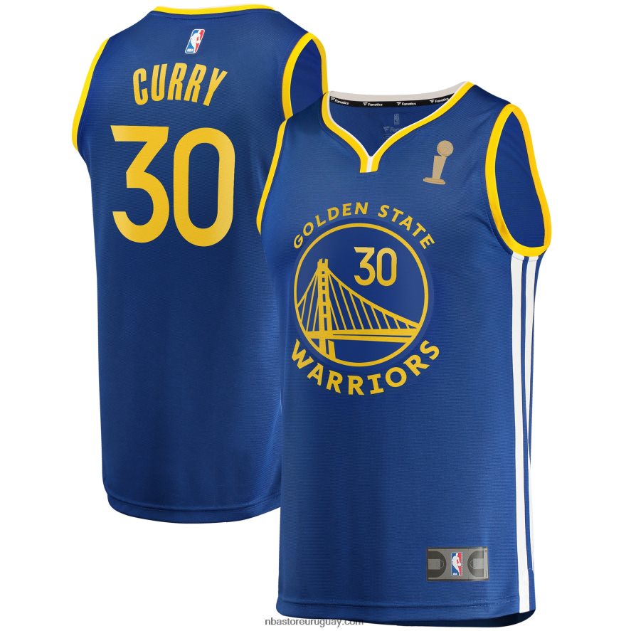 golden state warriors stephen curry royal final champions fast break replica jugador jersey 6L080N42 NBA