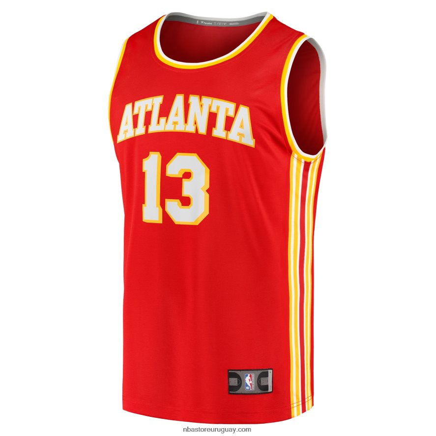 atlanta hawks bogdan bogdanovic réplica de camiseta roja de descanso rápido 6L080N8583 NBA