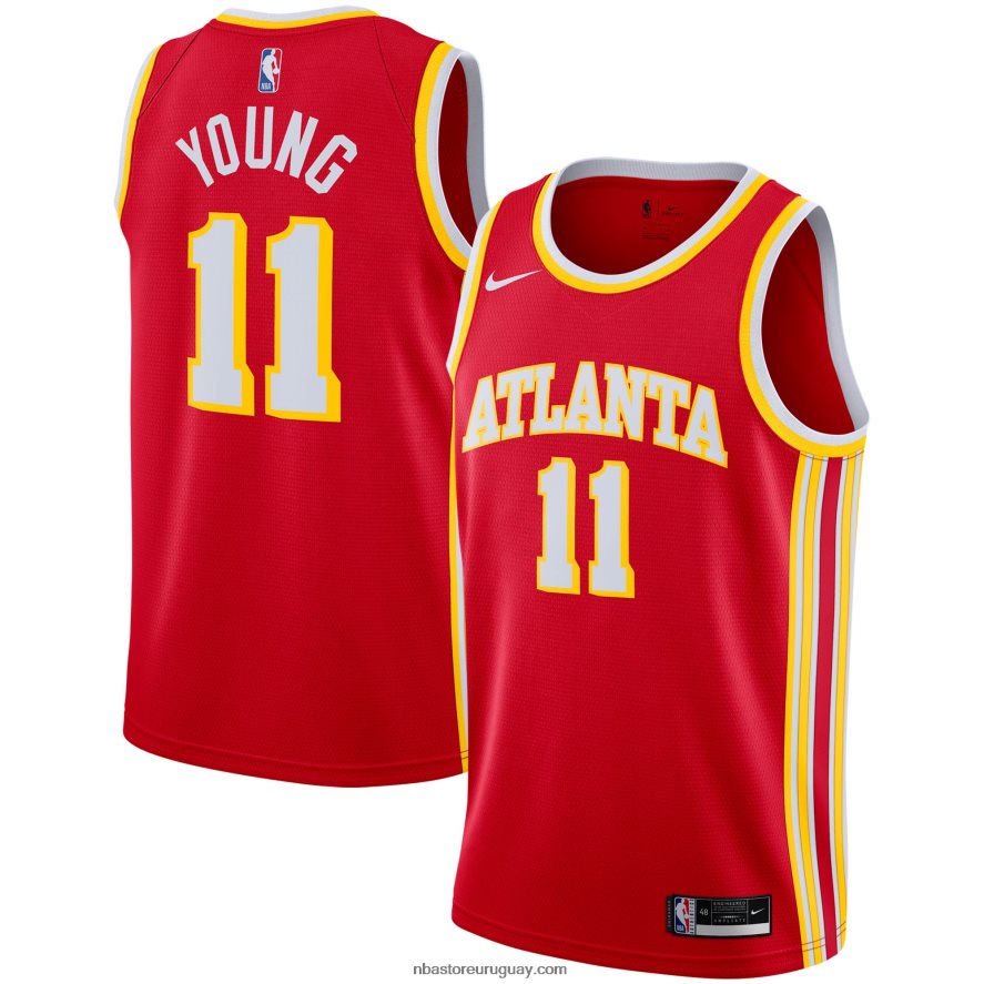 atlanta hawks trae joven nike rojo swingman jersey 6L080N10438 NBA